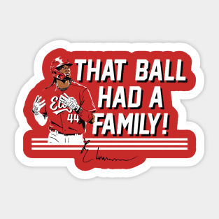 Elly De La Cruz That Ball Had A Family Sticker